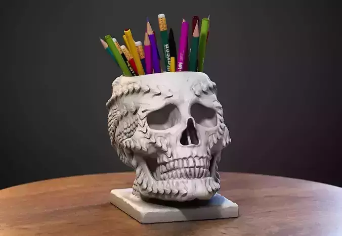 Skull dragon Headphone Stand Cyborg skull dragon Headset 