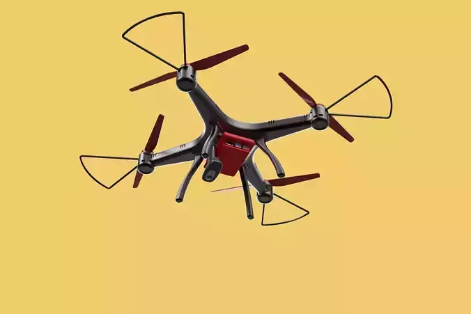 DRONE WEBCAM HD CAMERA MOD QUADCOPTER UAV UAS AERIAL FPV RC SYMA 3D model