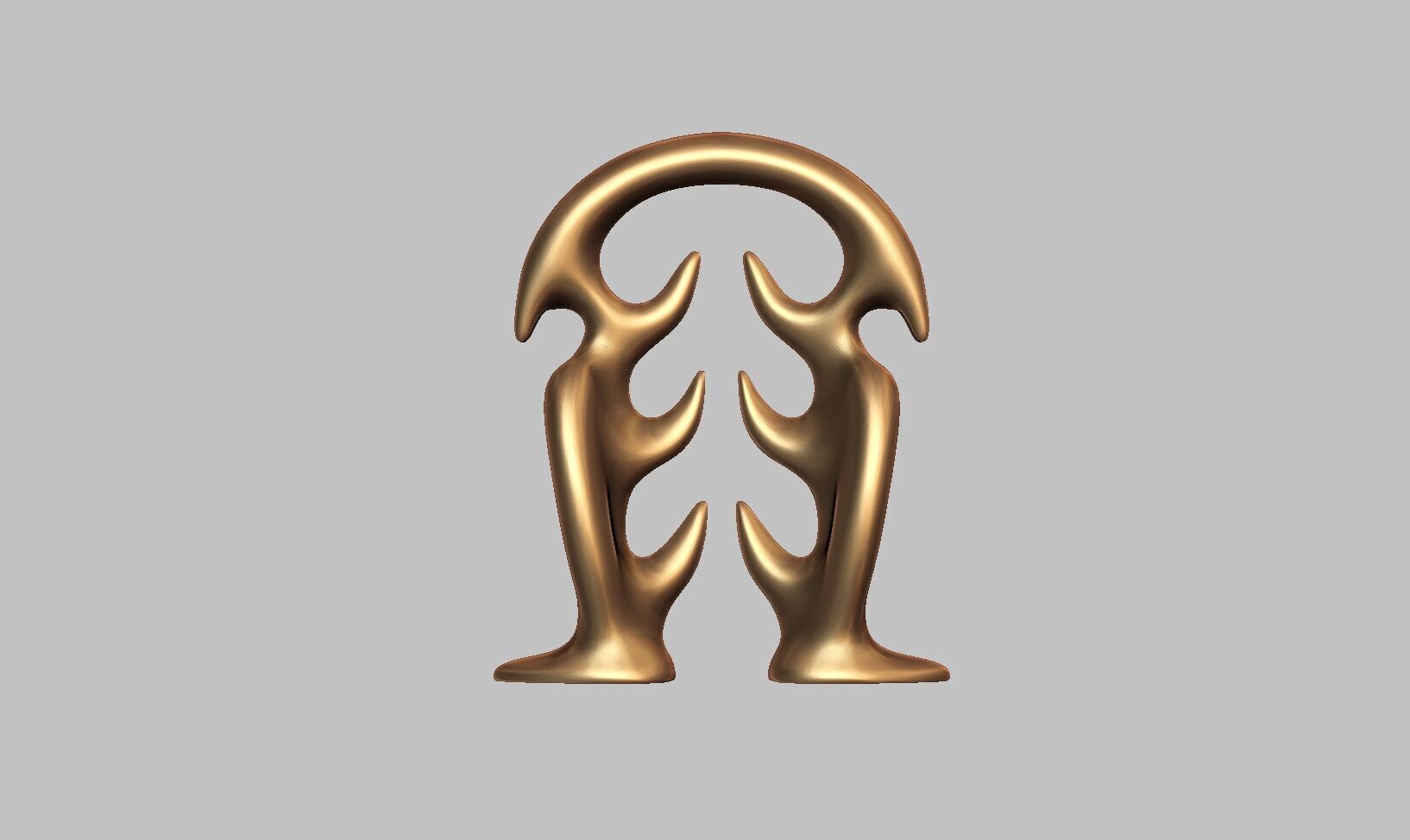 Modern Minimal Headphone Stand Headset Stand 3D print model_8