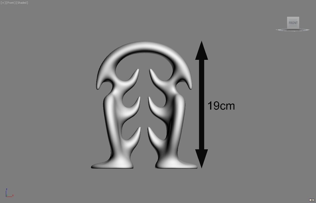 Modern Minimal Headphone Stand Headset Stand 3D print model_5