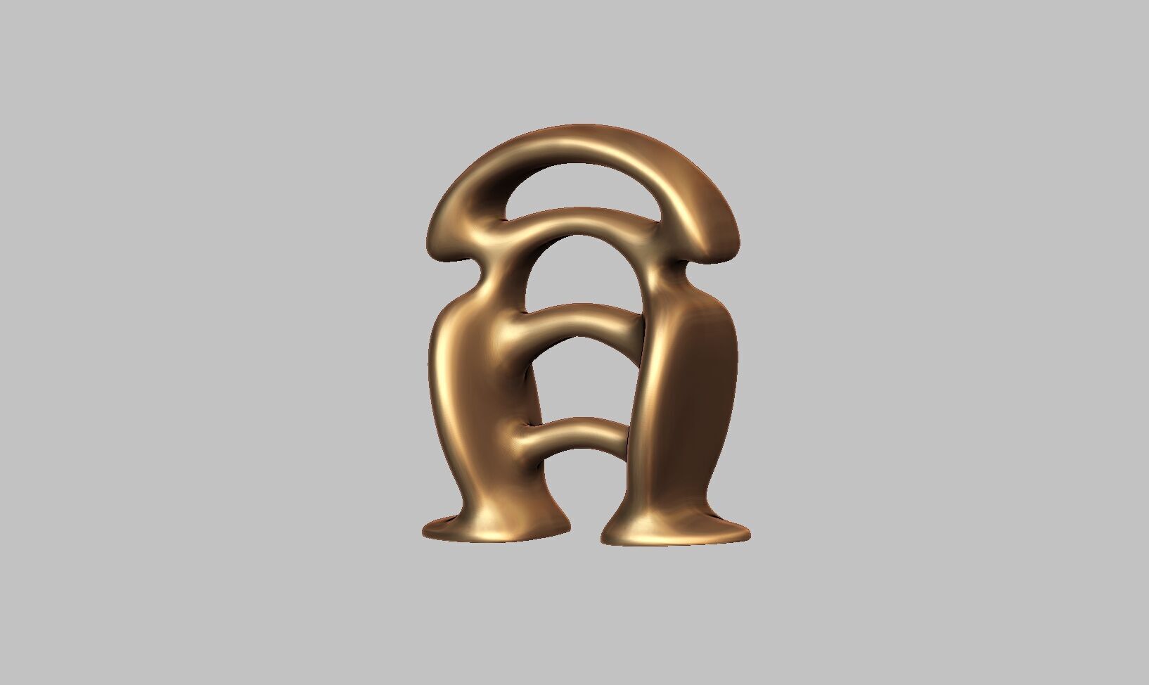 Modern Minimal Headphone Stand Headset Stand 3D print model_11