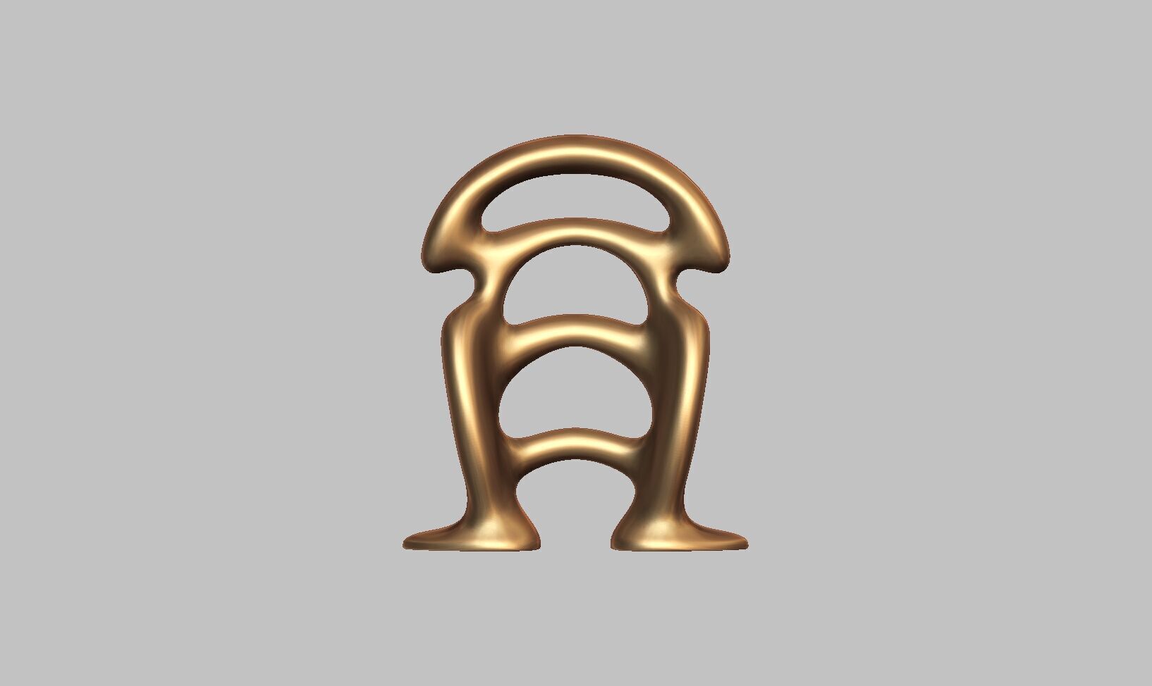 Modern Minimal Headphone Stand Headset Stand 3D print model_9