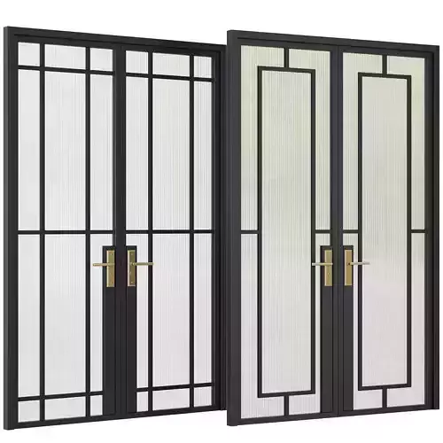 Entrance door set169 3D model