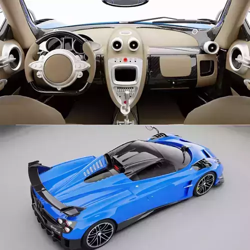 Pagani Huayra Roadster 2020 3D model