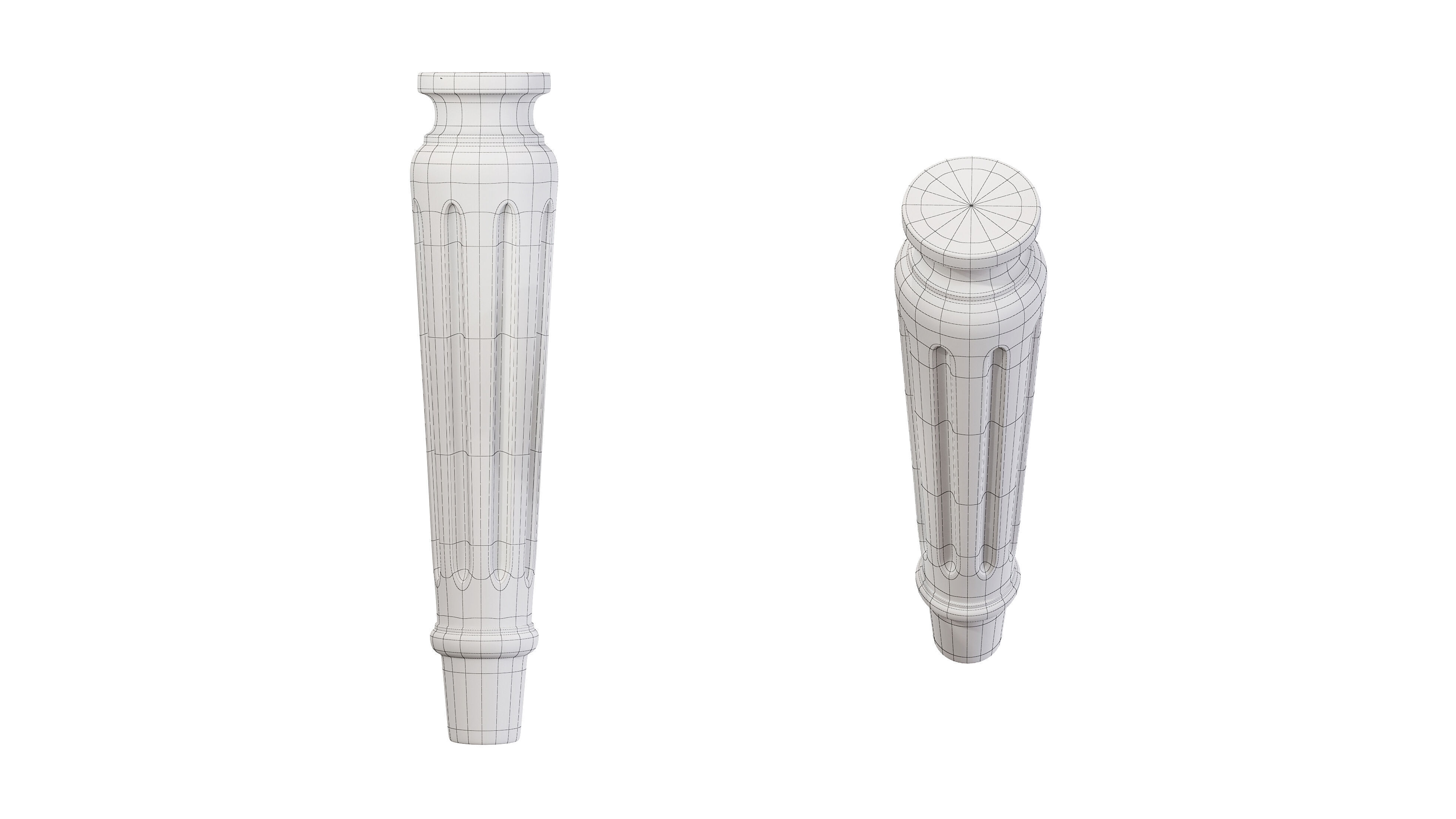 Classic leg 086 3D model_7