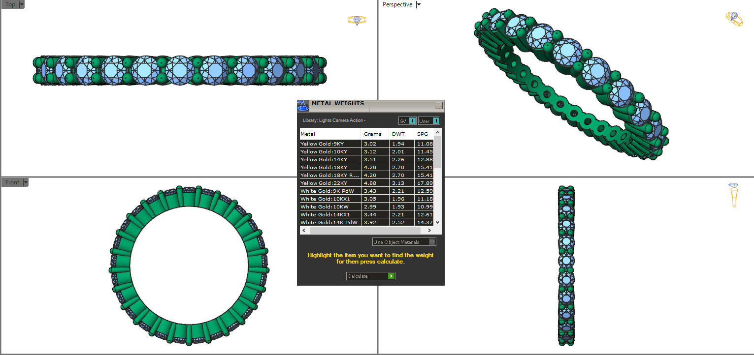 Full Enternity ring style 2 3D print model_11
