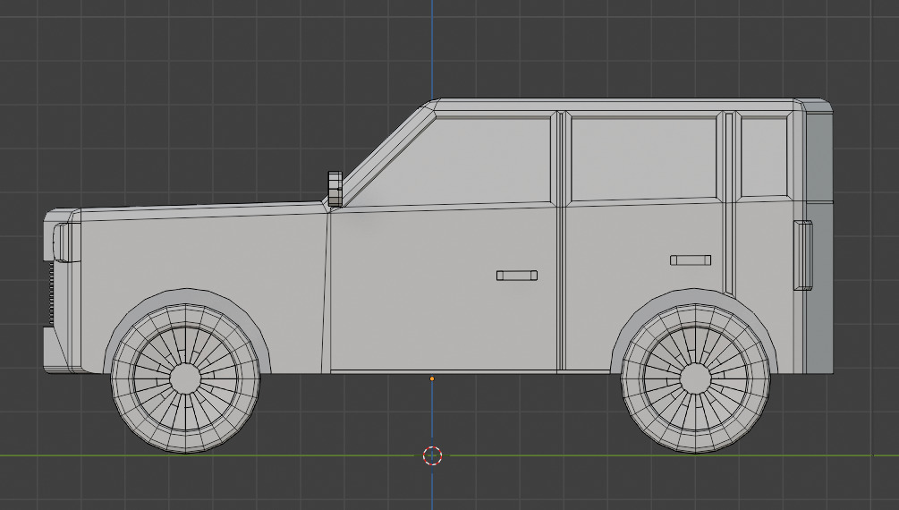 low poly jeep redy for games engine Low-poly 3D model_6