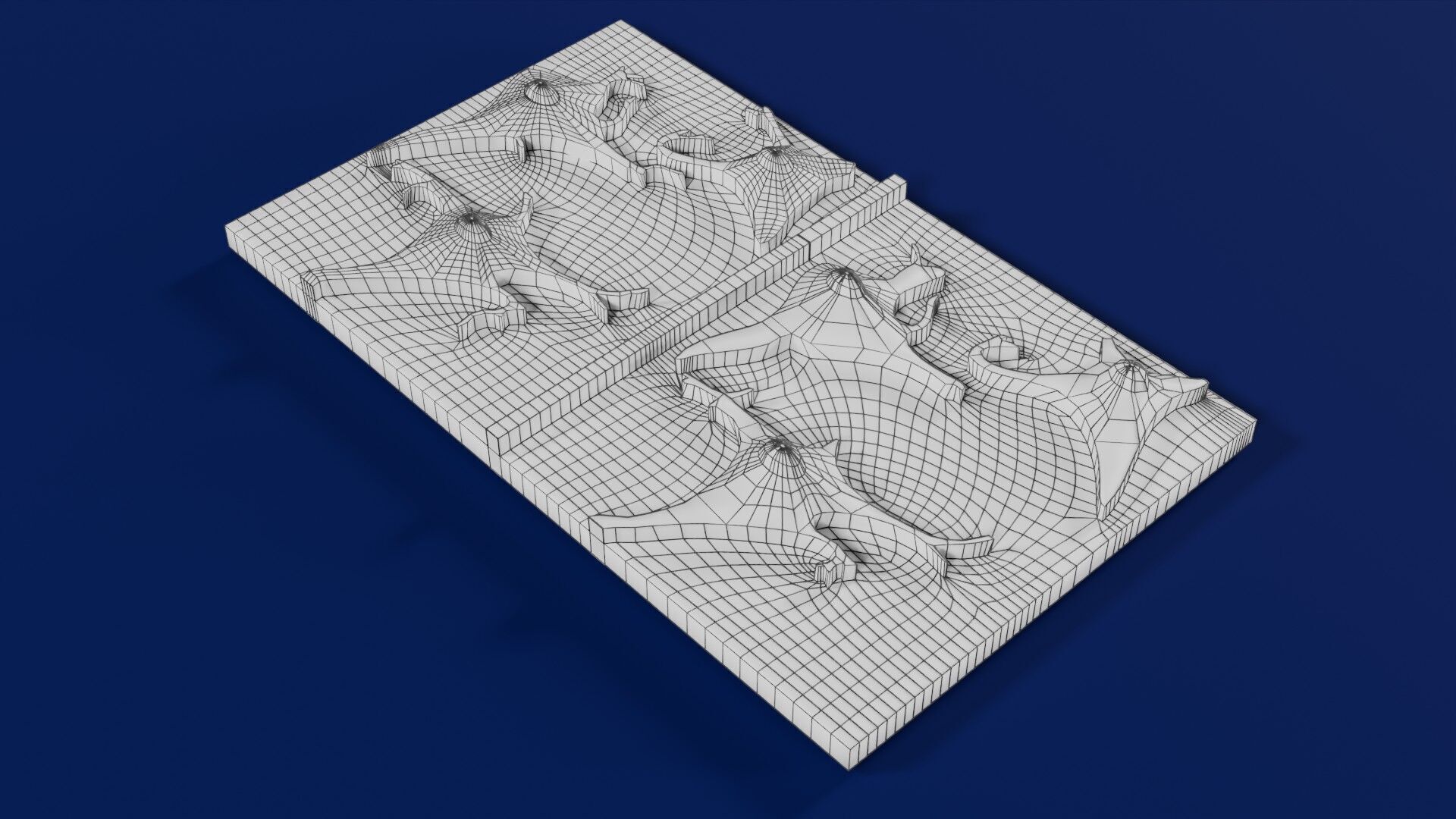 Alzheimer disease microscopy changes brain Low-poly 3D model_58