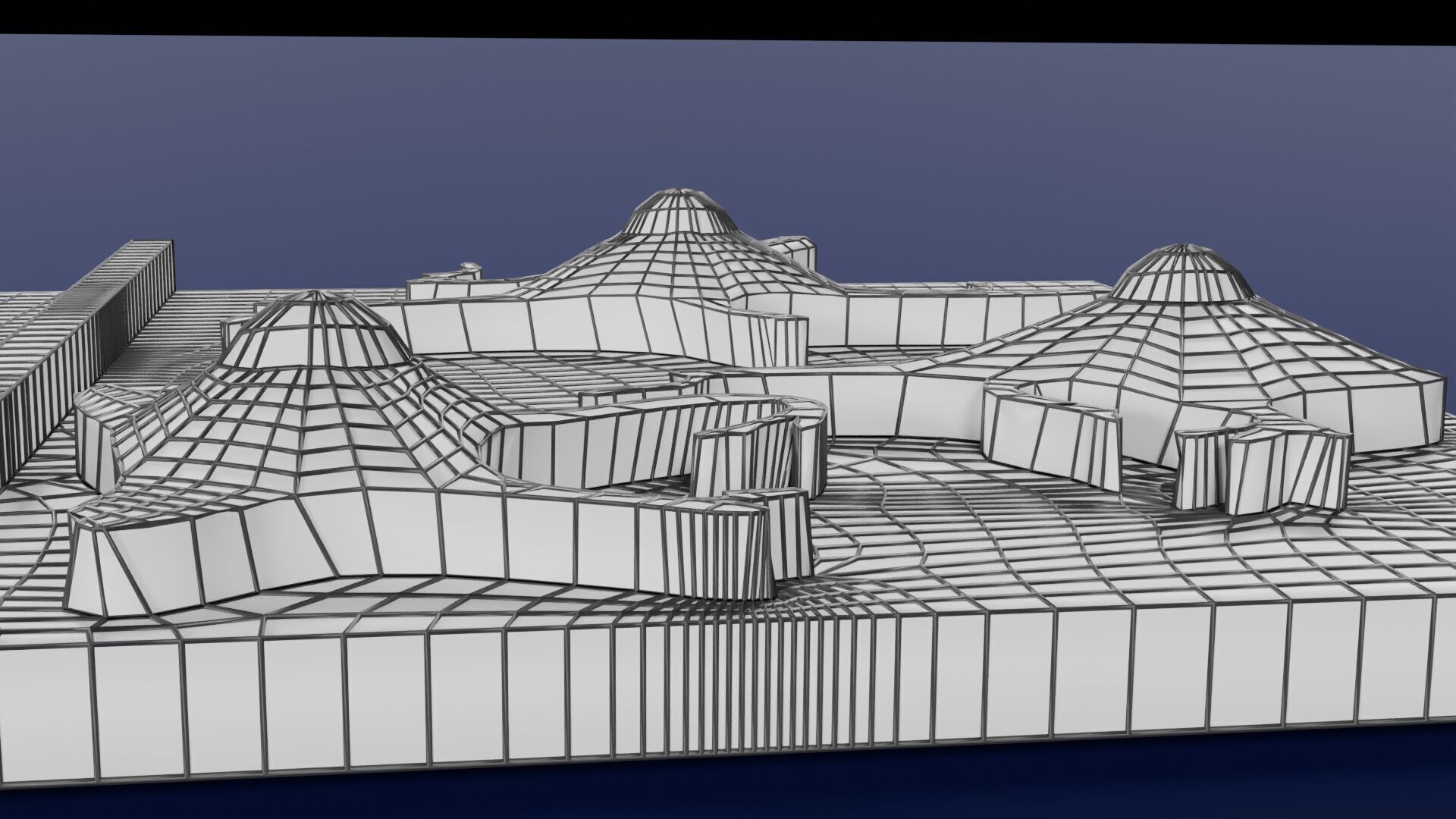 Alzheimer disease microscopy changes brain Low-poly 3D model_67