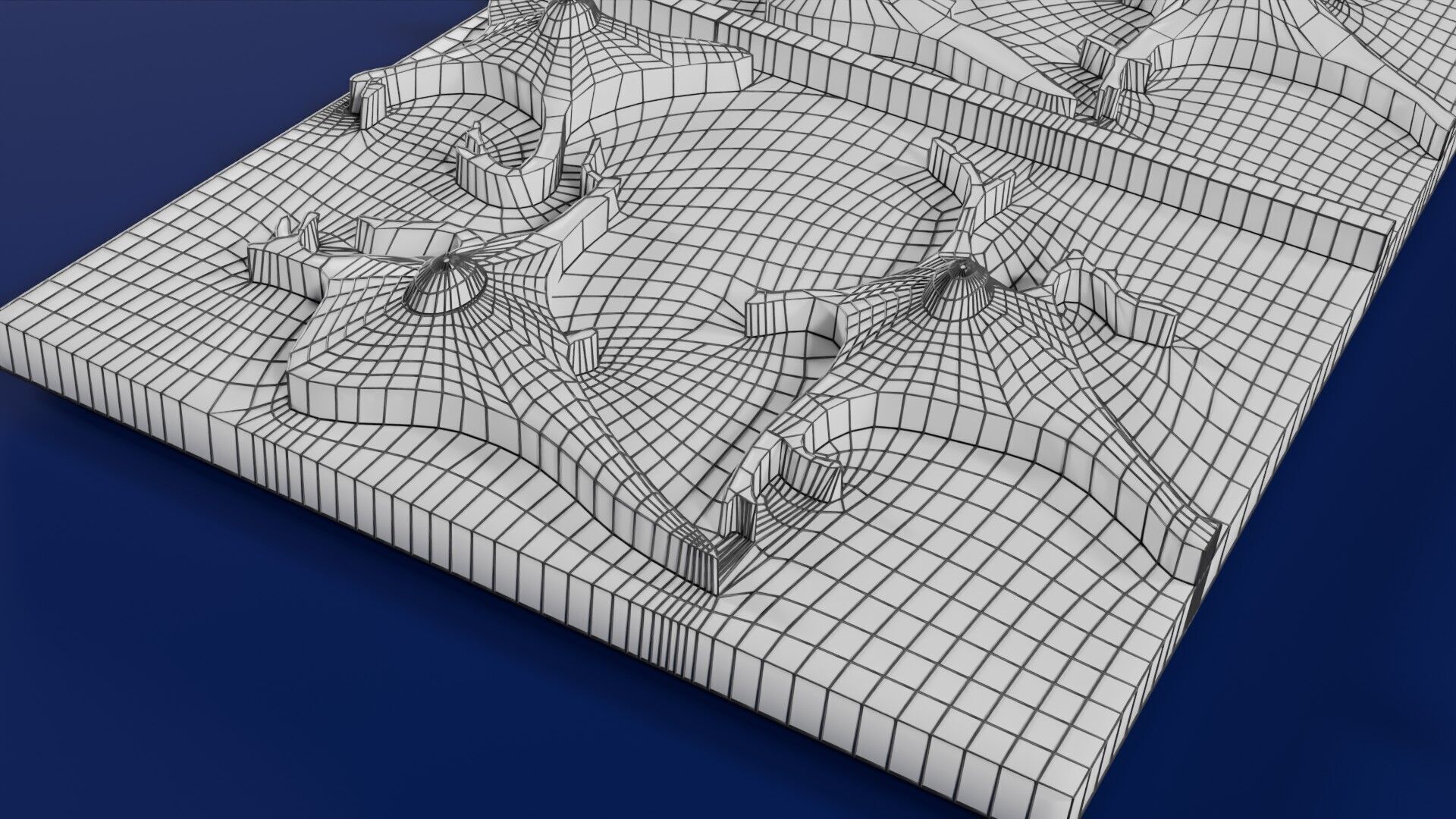 Alzheimer disease microscopy changes brain Low-poly 3D model_71