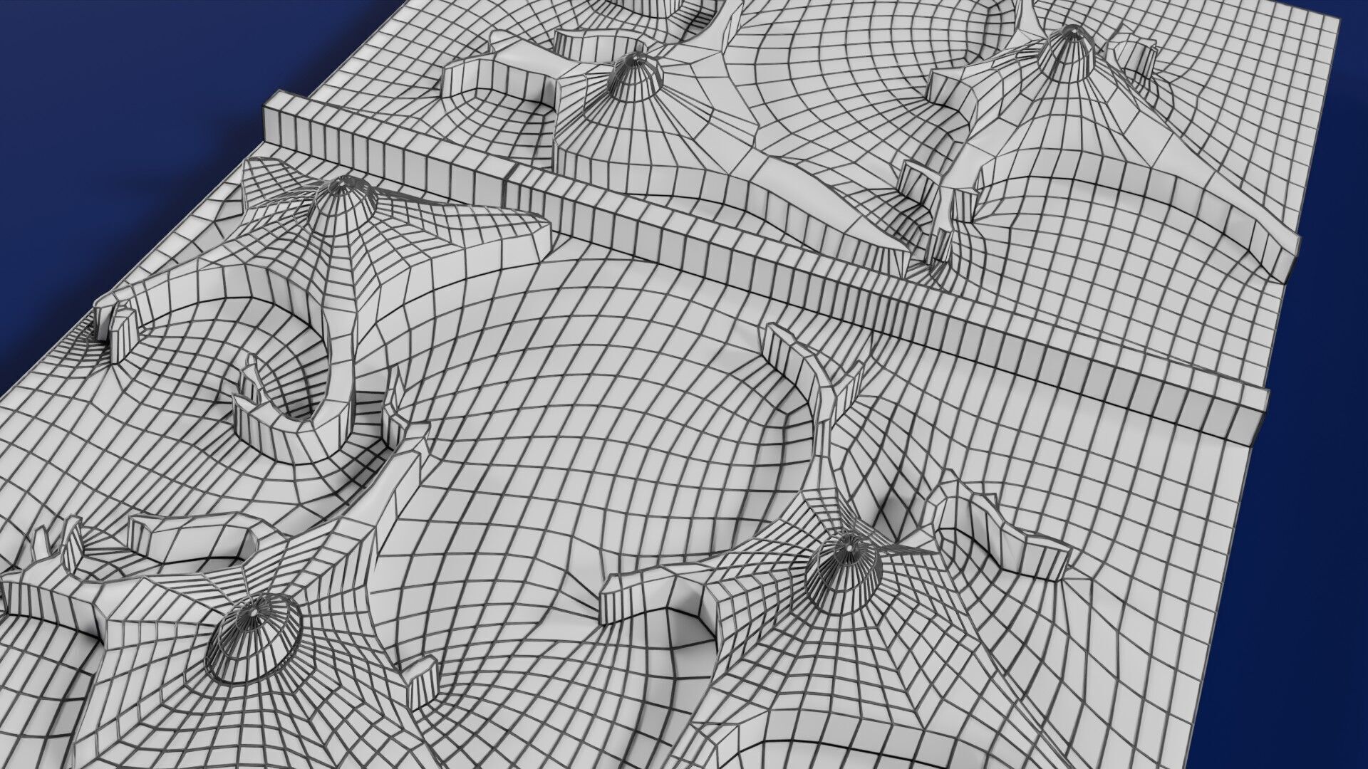 Alzheimer disease microscopy changes brain Low-poly 3D model_75