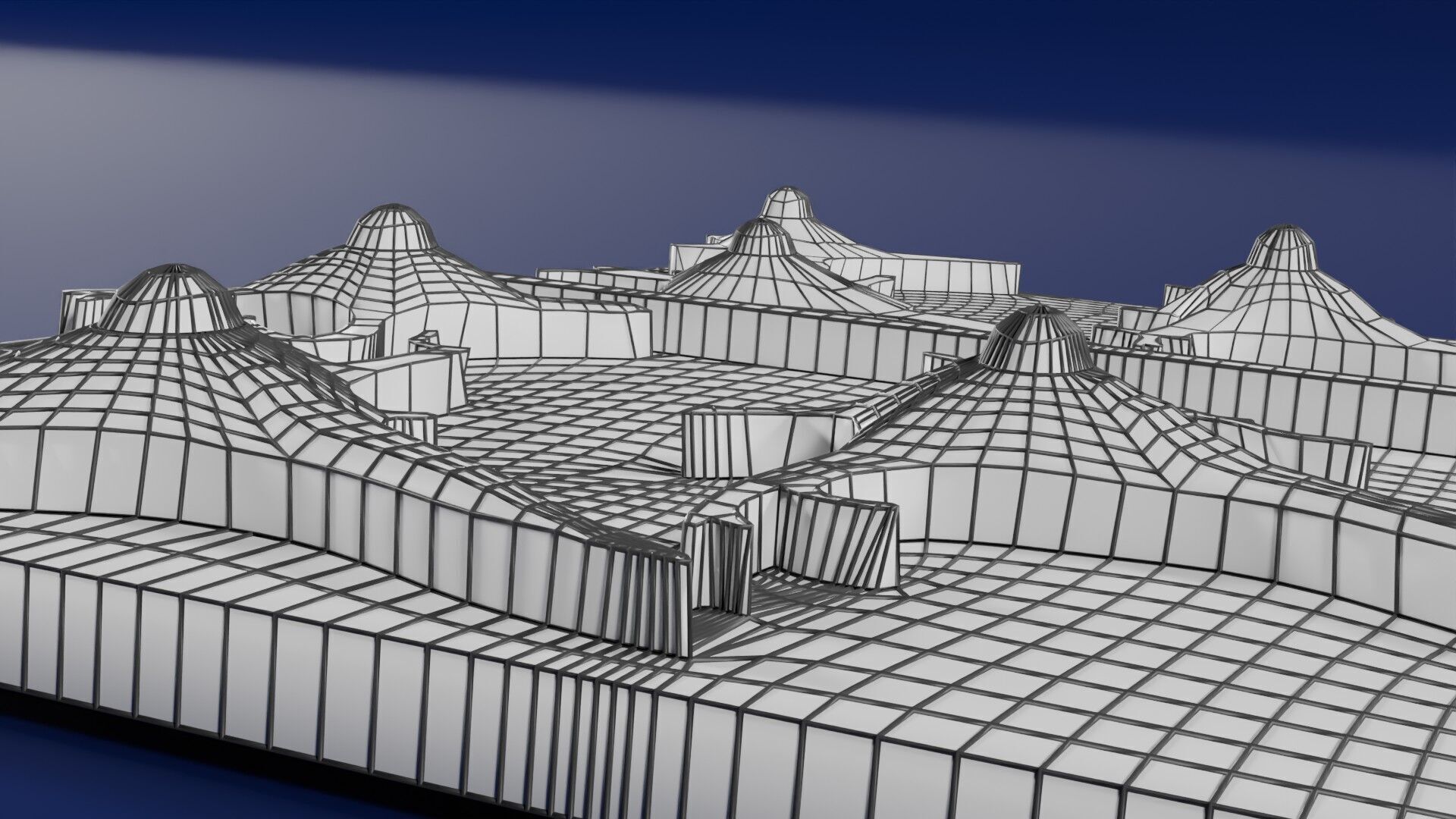 Alzheimer disease microscopy changes brain Low-poly 3D model_74