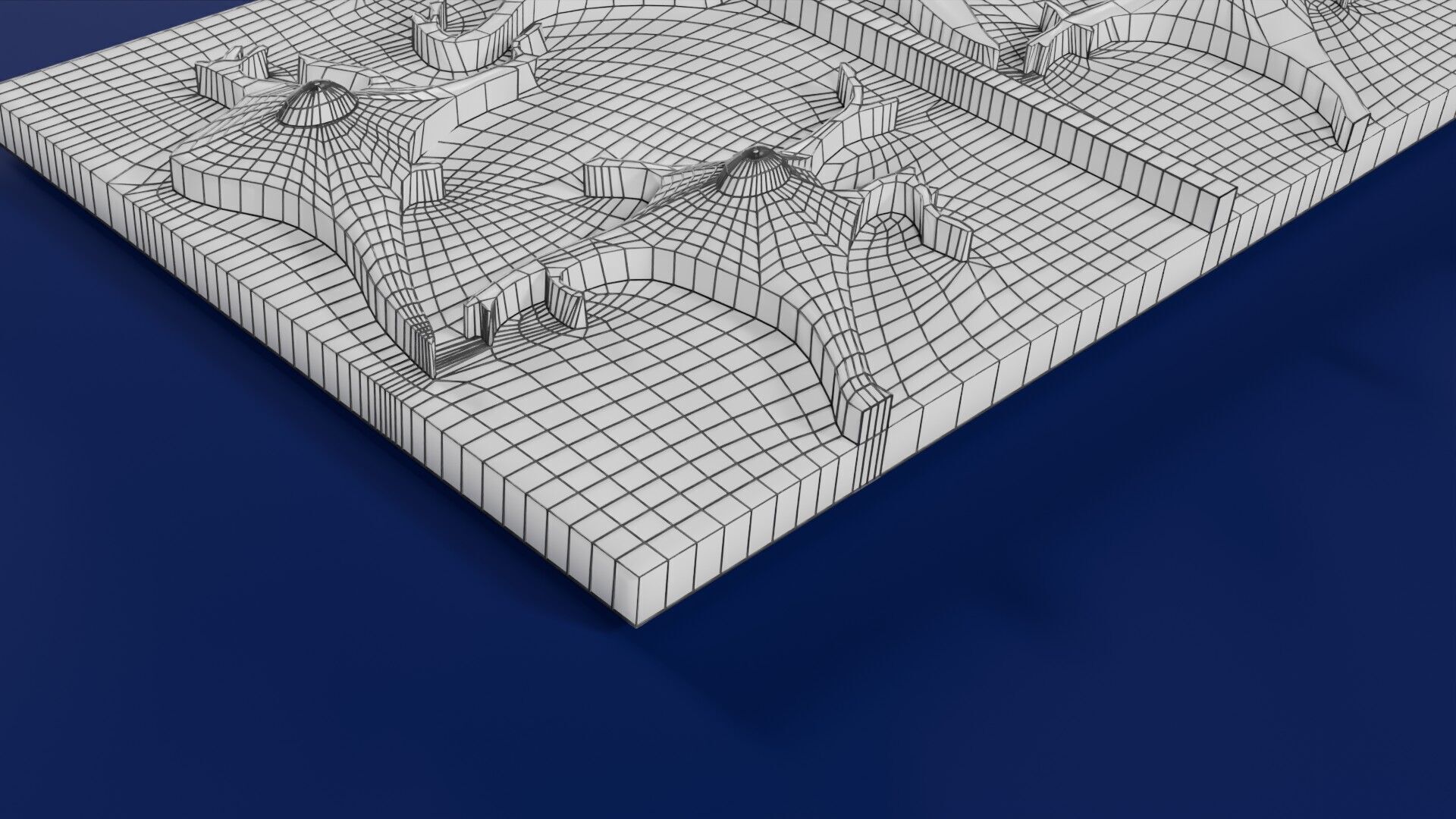 Alzheimer disease microscopy changes brain Low-poly 3D model_72