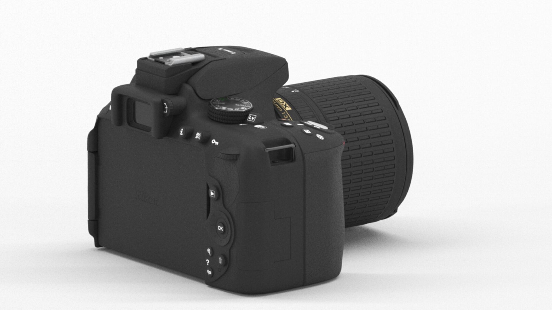 Nikon D5300  Nikkor 18 105 VR  SD 8GB Lexar Premium Low-poly 3D model_3