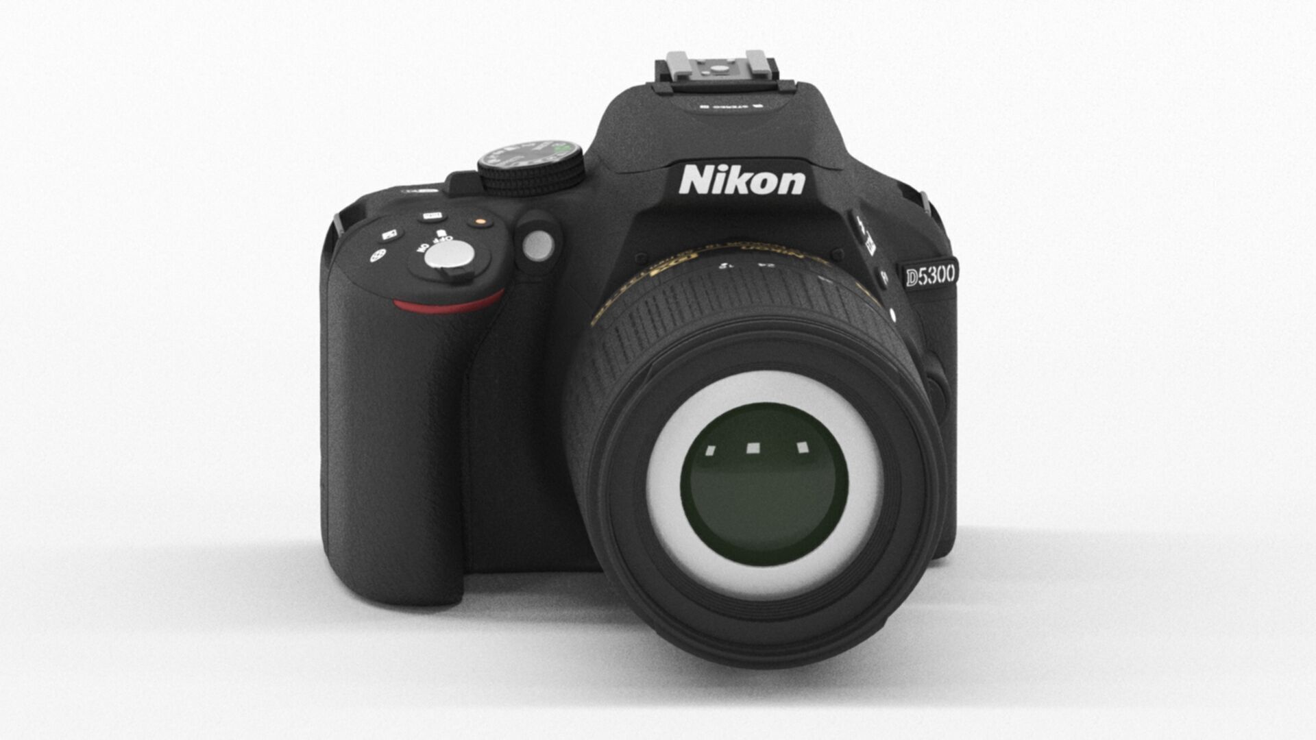 Nikon D5300  Nikkor 18 105 VR  SD 8GB Lexar Premium Low-poly 3D model_1