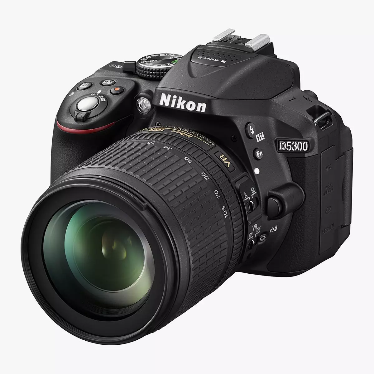 Nikon D5300  Nikkor 18 105 VR  SD 8GB Lexar Premium Low-poly 3D model_0