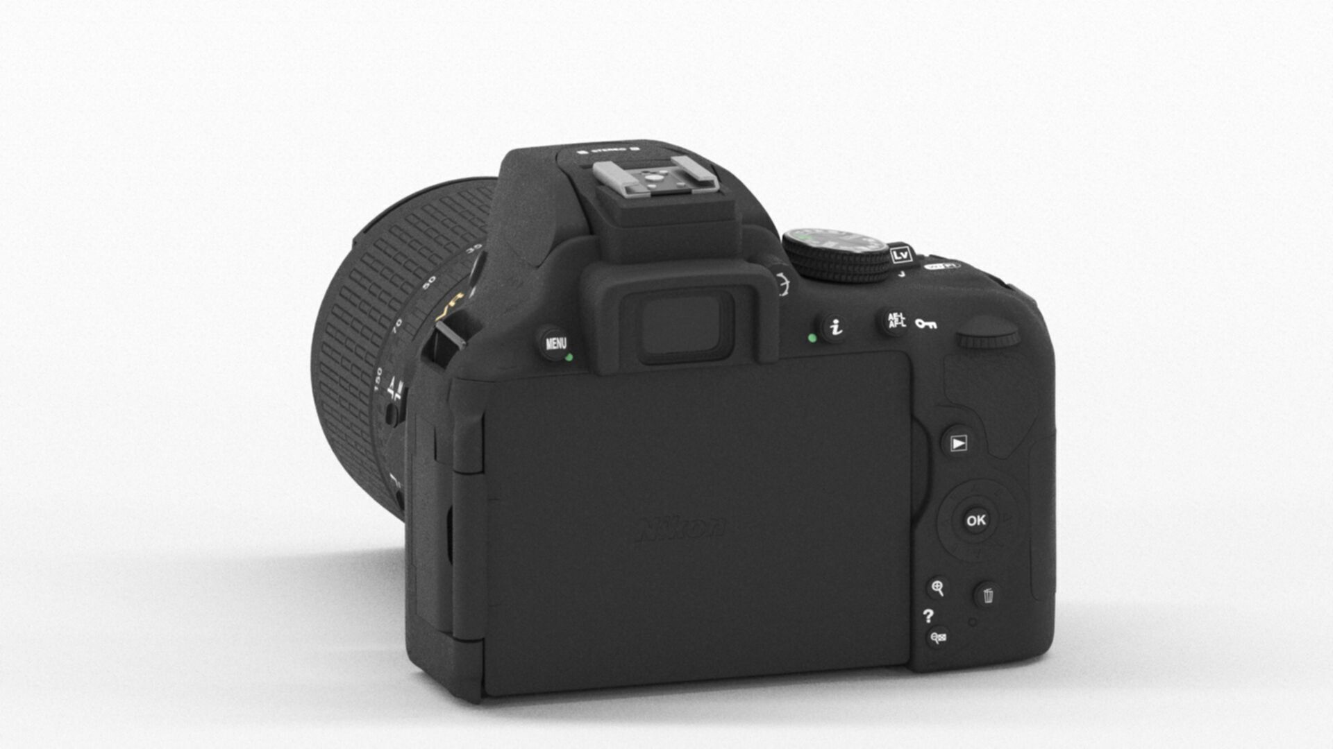 Nikon D5300  Nikkor 18 105 VR  SD 8GB Lexar Premium Low-poly 3D model_4