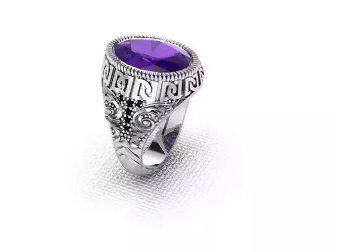 man Ring 3D print model