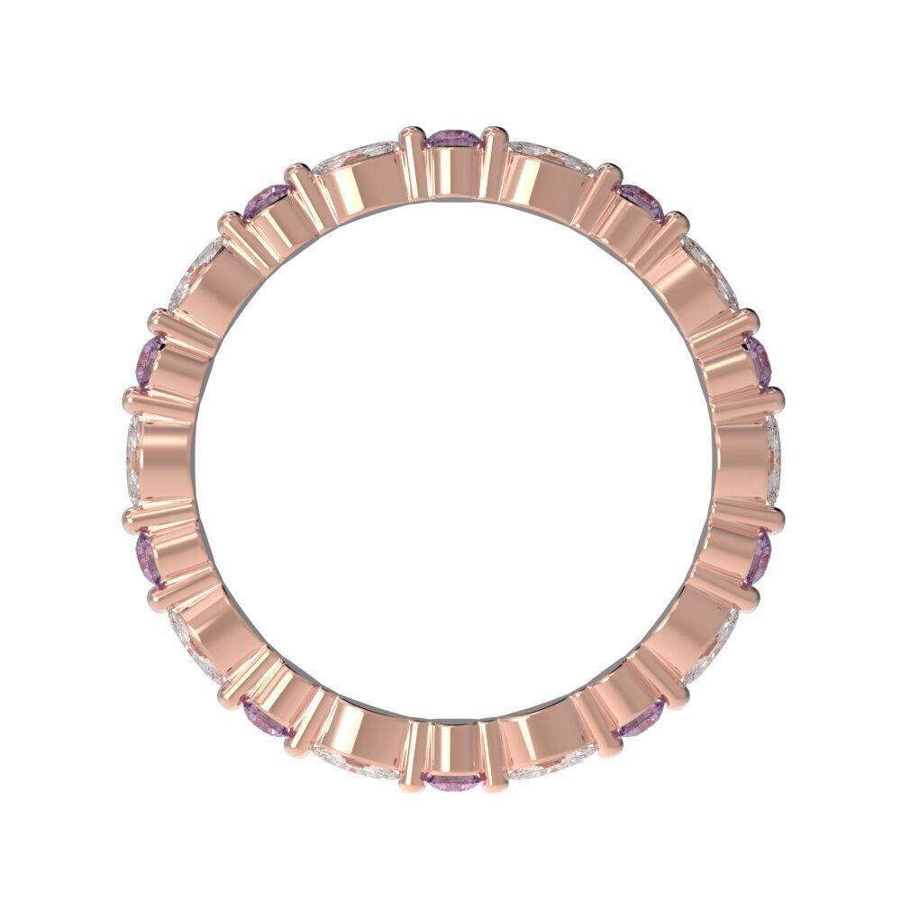 Full eternity ring style 4 3D print model_2