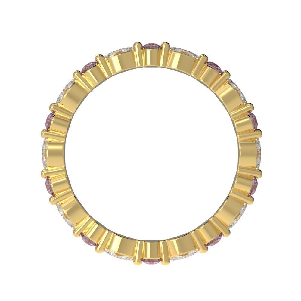 Full eternity ring style 4 3D print model_13