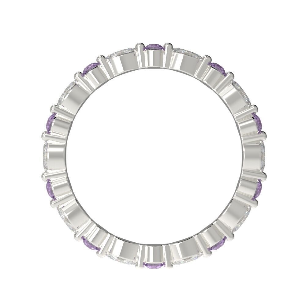 Full eternity ring style 4 3D print model_18