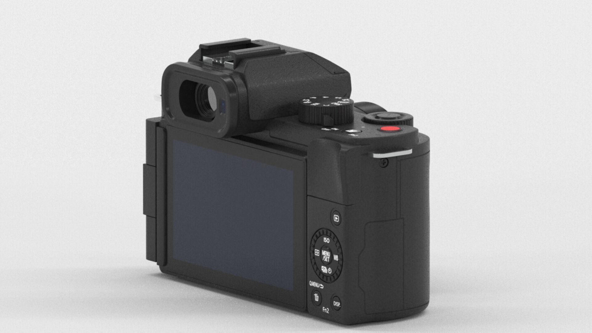 Panasonic LUMIX G100 4k Mirrorless Camera for Photo and Video Low-poly 3D model_4