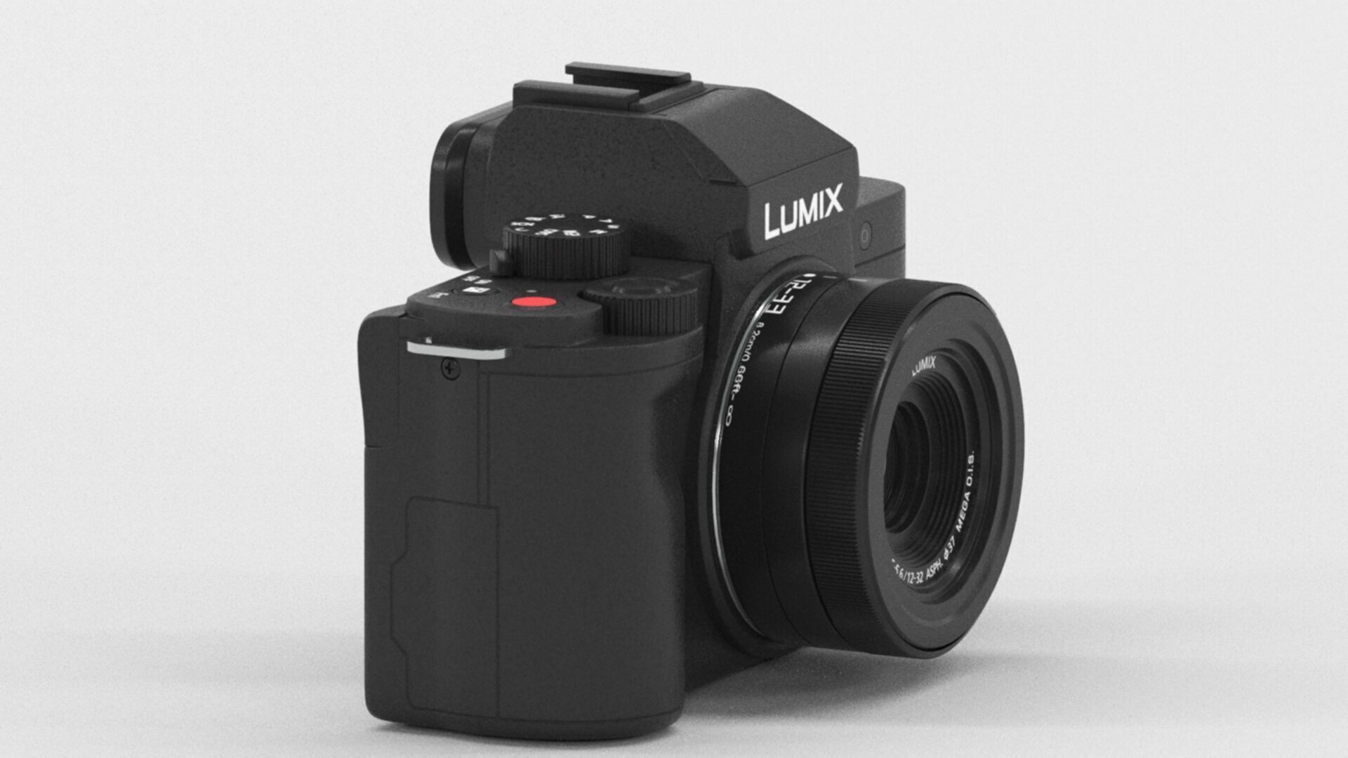 Panasonic LUMIX G100 4k Mirrorless Camera for Photo and Video Low-poly 3D model_3