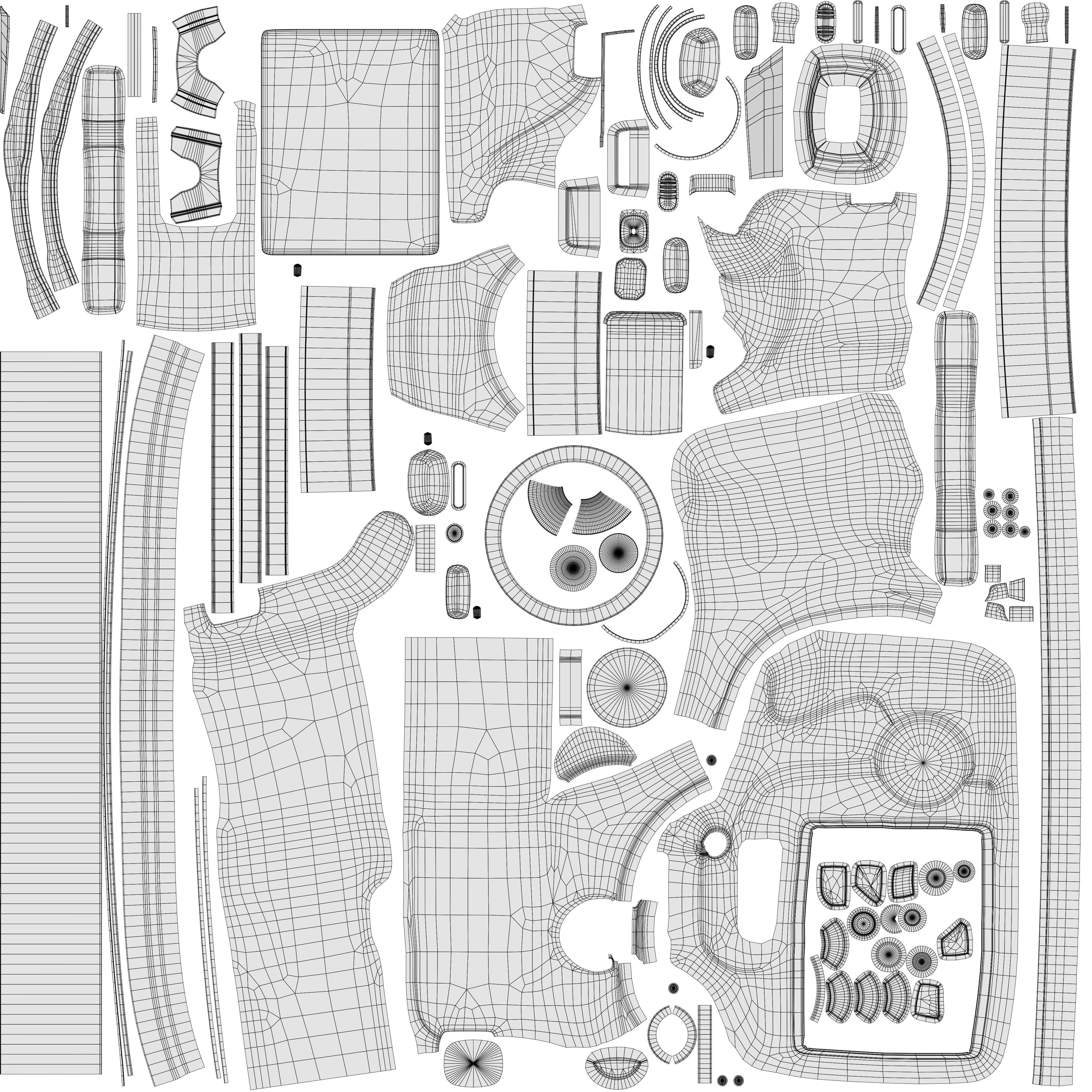 Canon EOS 2000D DSLR Camera and EF-S 18-55 mm Low-poly 3D model_13