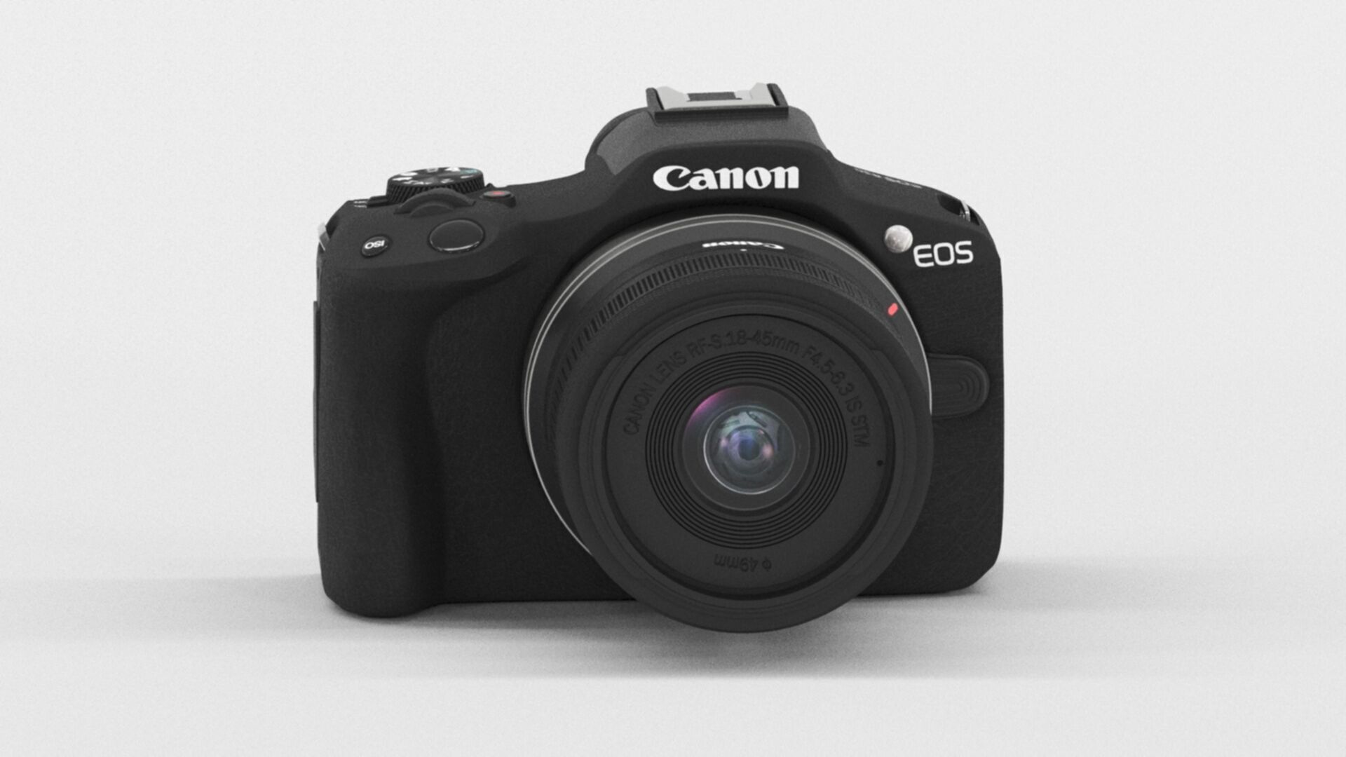 3D model Canon EOS R50 Mirrorless Camera RF S 18 45mm VR / AR