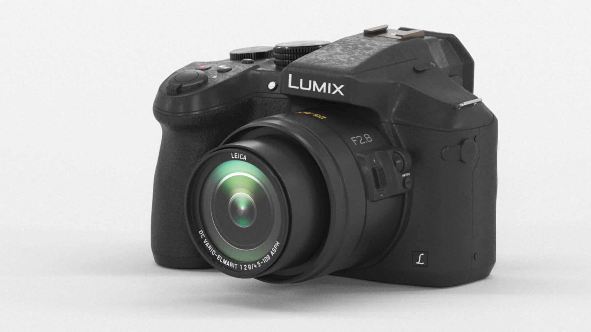 Panasonic Lumix DMC FZ300 Low-poly 3D model_6