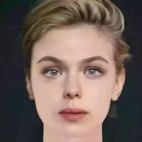 Taisiya Vilkova Head - No Hair - Low poly head for game