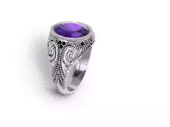 jewelry man ring 3D print model