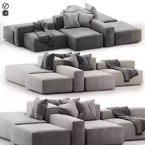 Arflex Mario Marenco Sofa 3D model