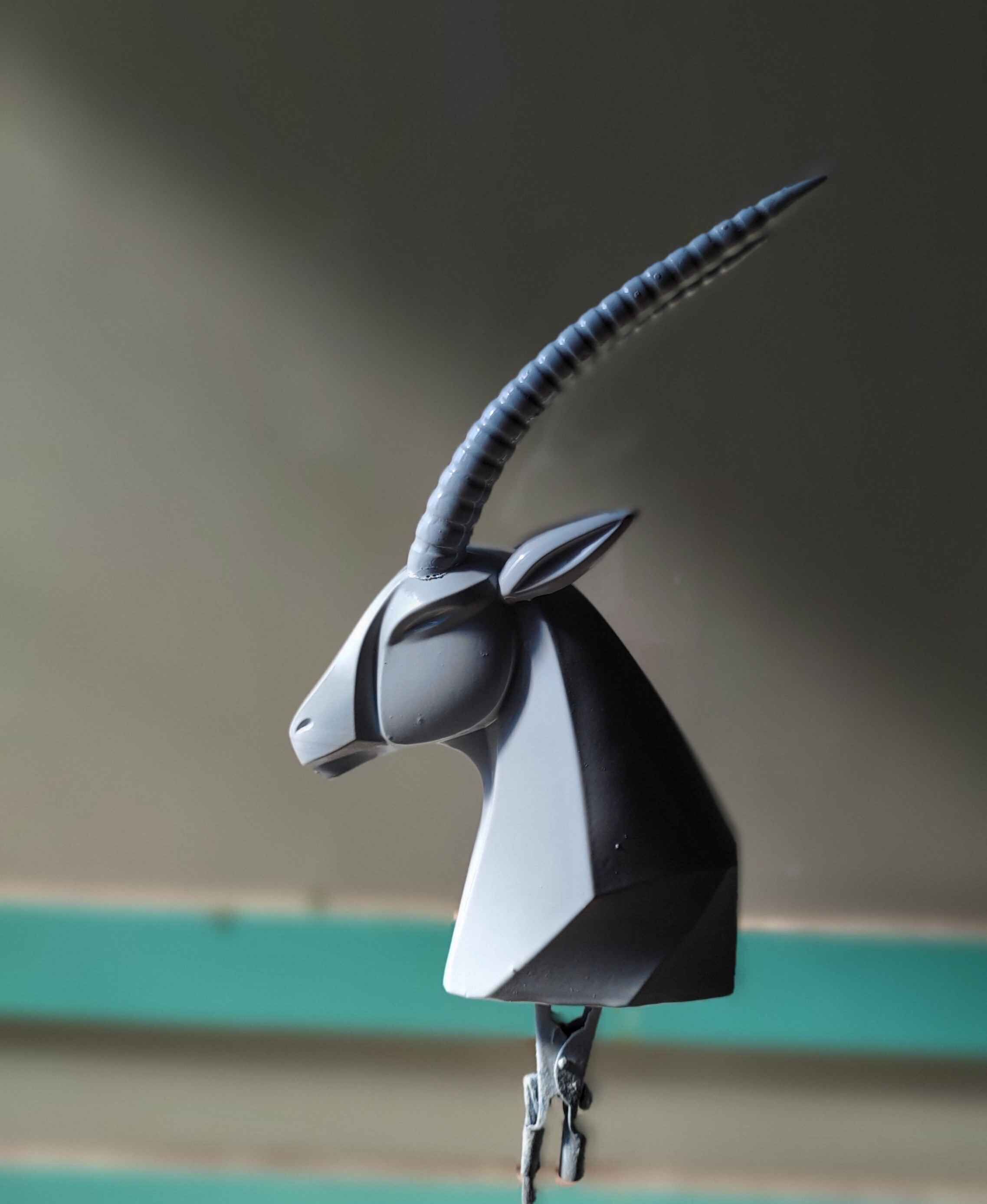 Gazelle bust 3D print model_3