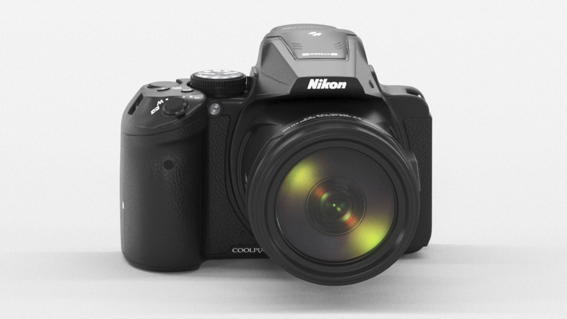 3D model Nikon COOLPIX P900 Digital Camera Black VR / AR / low