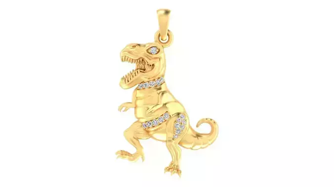 T-Rex Diamonds Pendant Jewelry