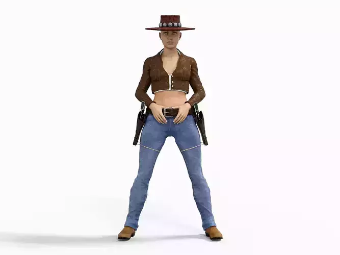 Cowgirl Wild West Outfit Clothing 