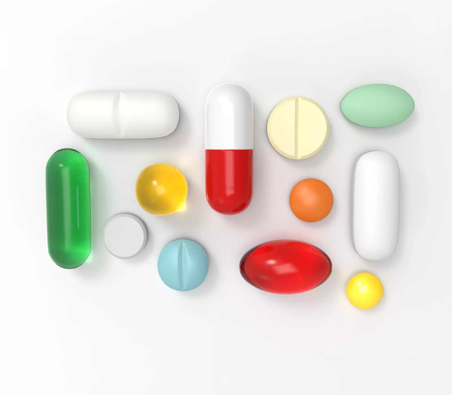 Pills pack 3D model_0