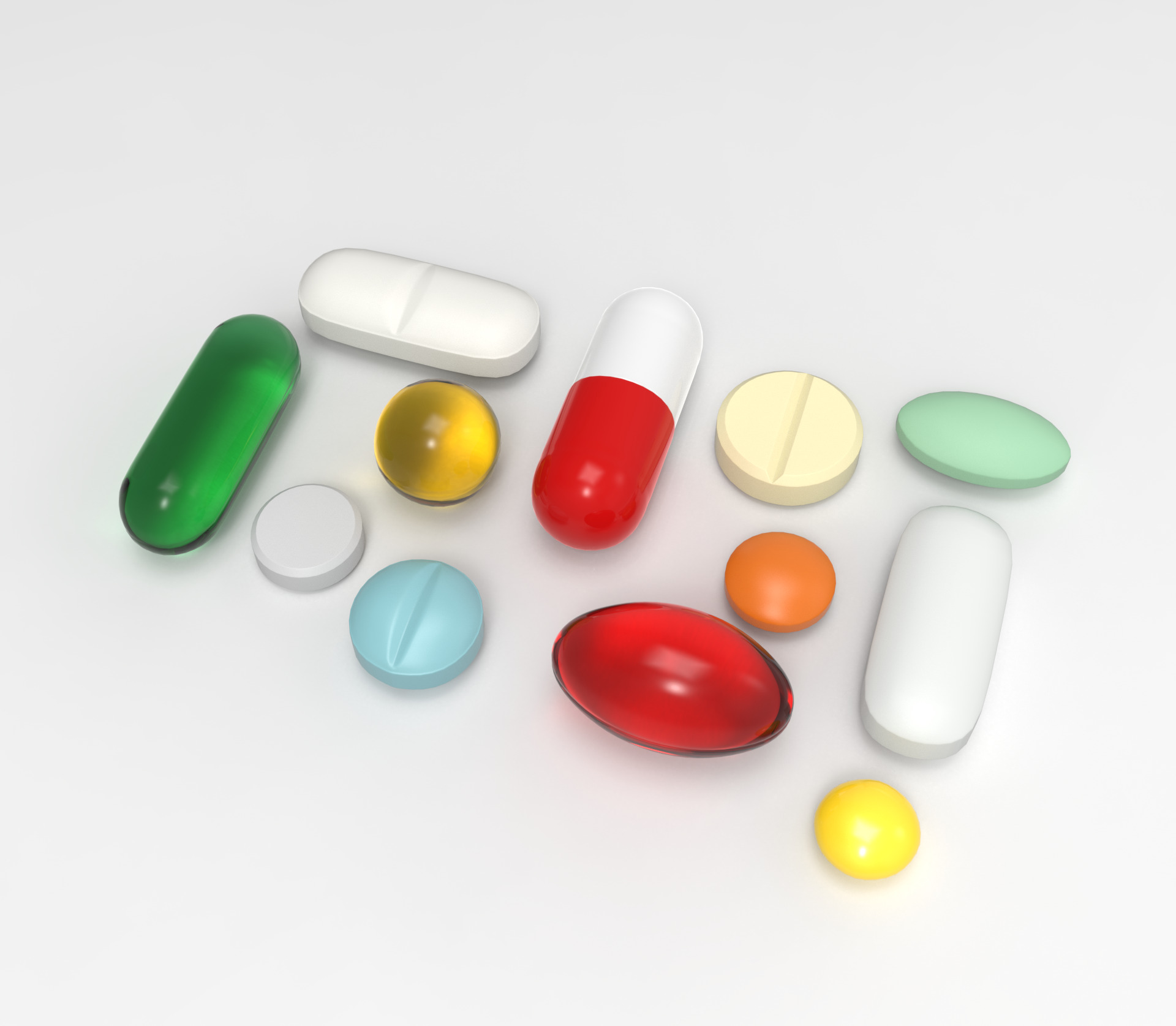 Pills pack 3D model_18