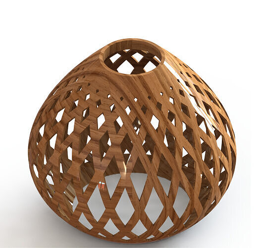 Lamp shade  3D print model