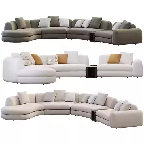 Edo Sofa By Arflex 3D model