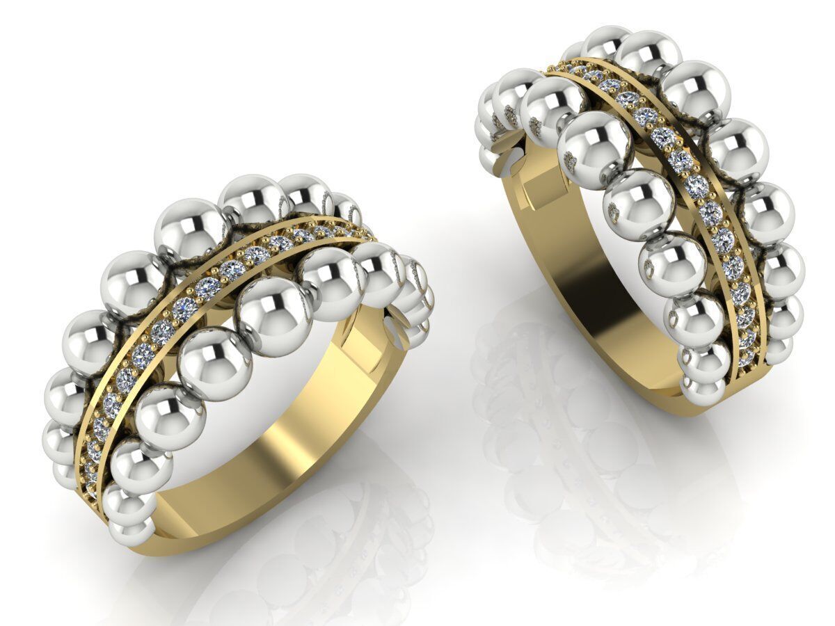 Gold RIng 3D print model_2