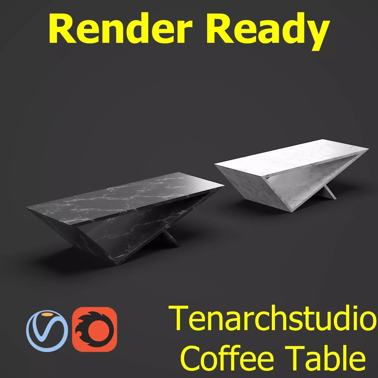 Tenarchstudio Time Space Portal Table Render Ready Free 3D model
