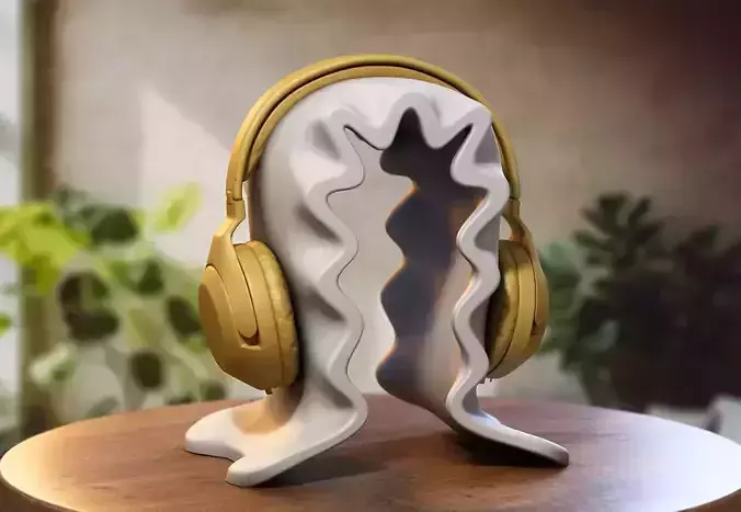 Modern Minimal Headphone Stand Headset Stand