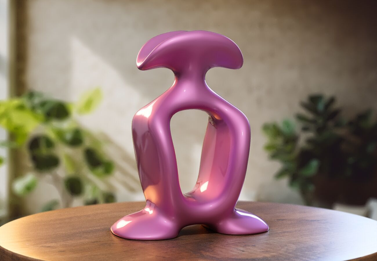 Modern Minimal Headphone Stand Headset Stand 3D print model_1