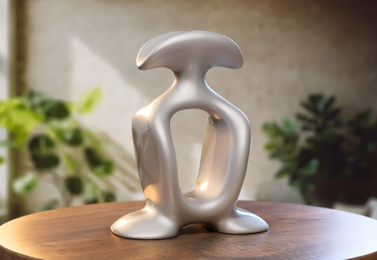 Modern Minimal Headphone Stand Headset Stand 3D print model_2