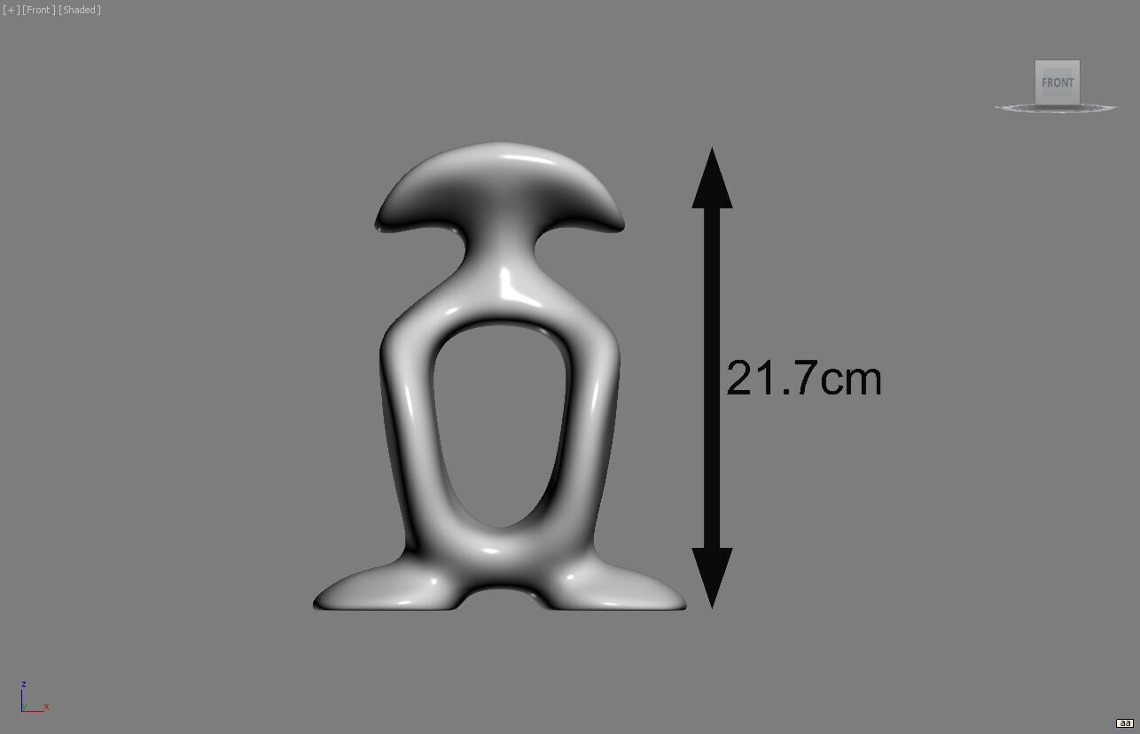 Modern Minimal Headphone Stand Headset Stand 3D print model_5