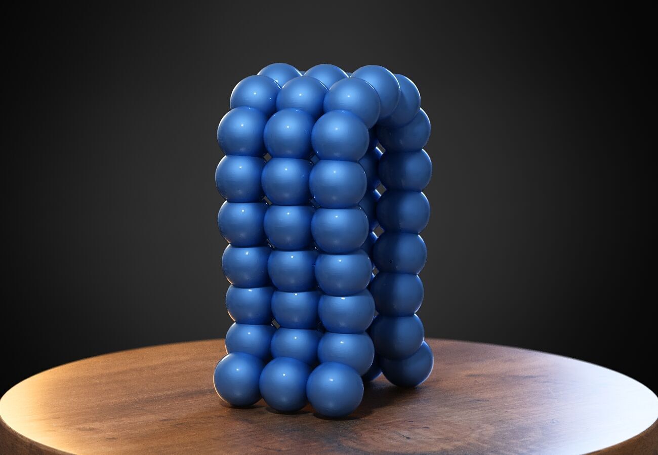 Modern Minimal Headphone Stand Headset Stand 3D print model_2