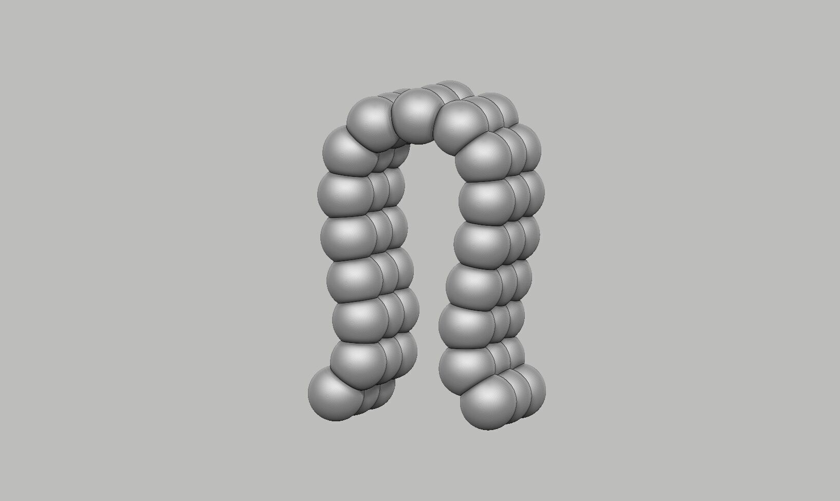 Modern Minimal Headphone Stand Headset Stand 3D print model_10