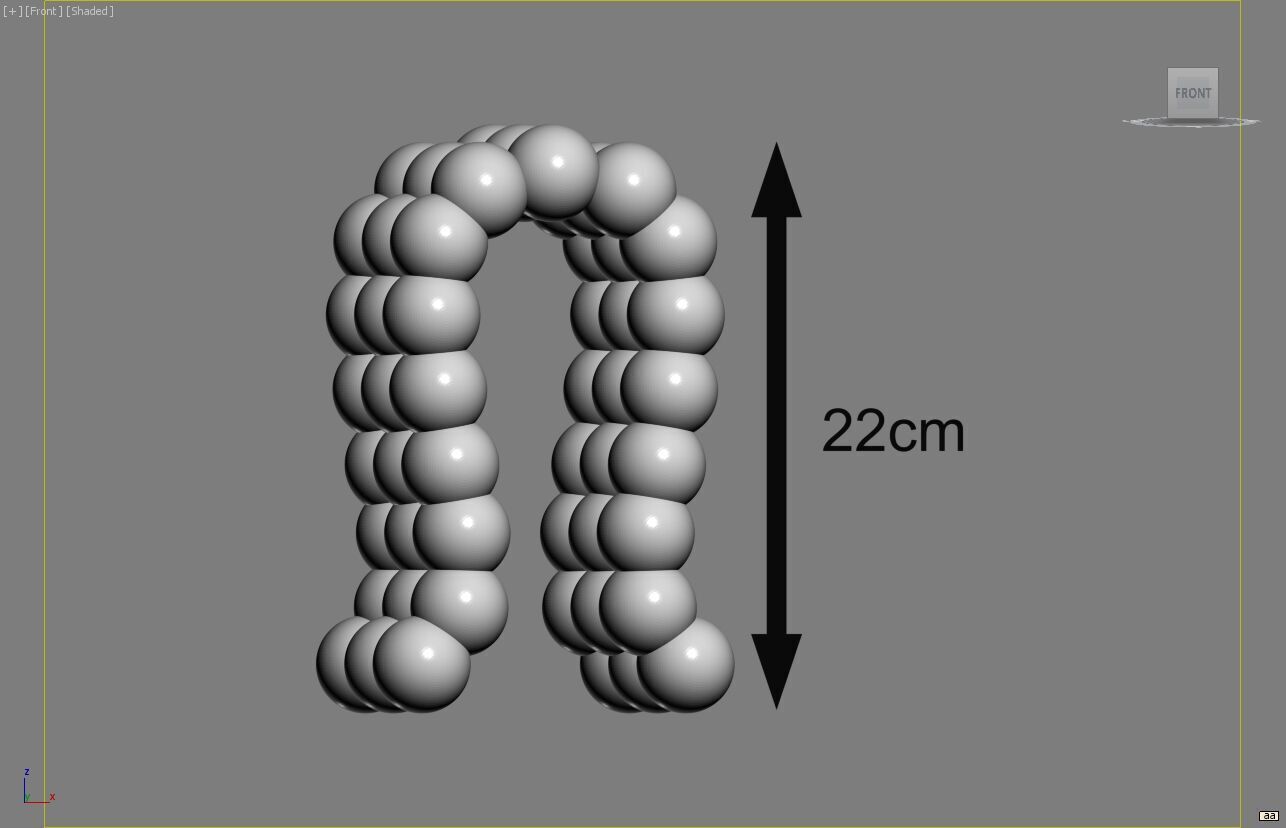 Modern Minimal Headphone Stand Headset Stand 3D print model_5